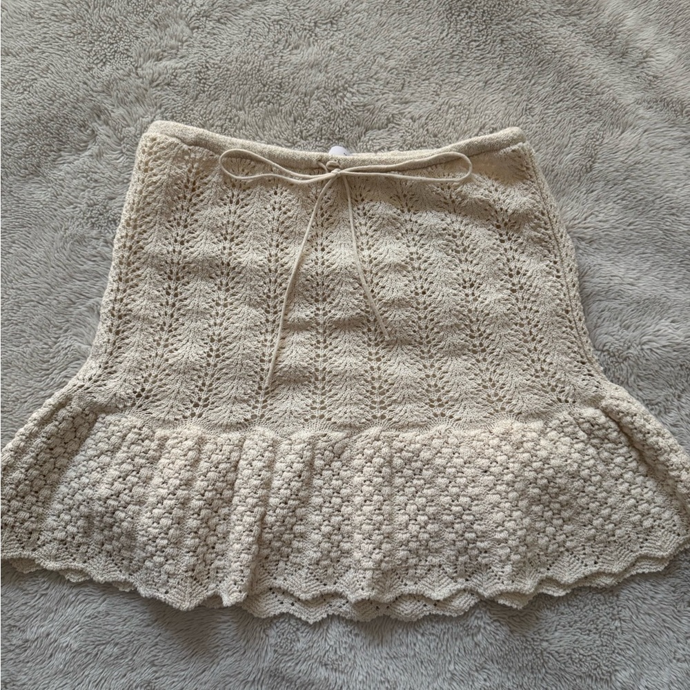 Zara crochet skirt